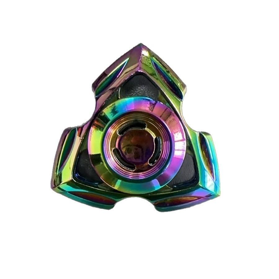 

Stainless Steel Rotating Fingertip Gyroscope EDC Fidget Decompression and Stress Relief Toy for Adults with Autism Relief Gift різнокольоровий