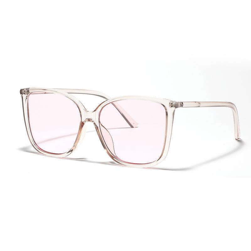 

Очки розовые прозрачные солнцезащитные очки женские большие квадратные оправы уличные модные солнцезащитные очки мужские