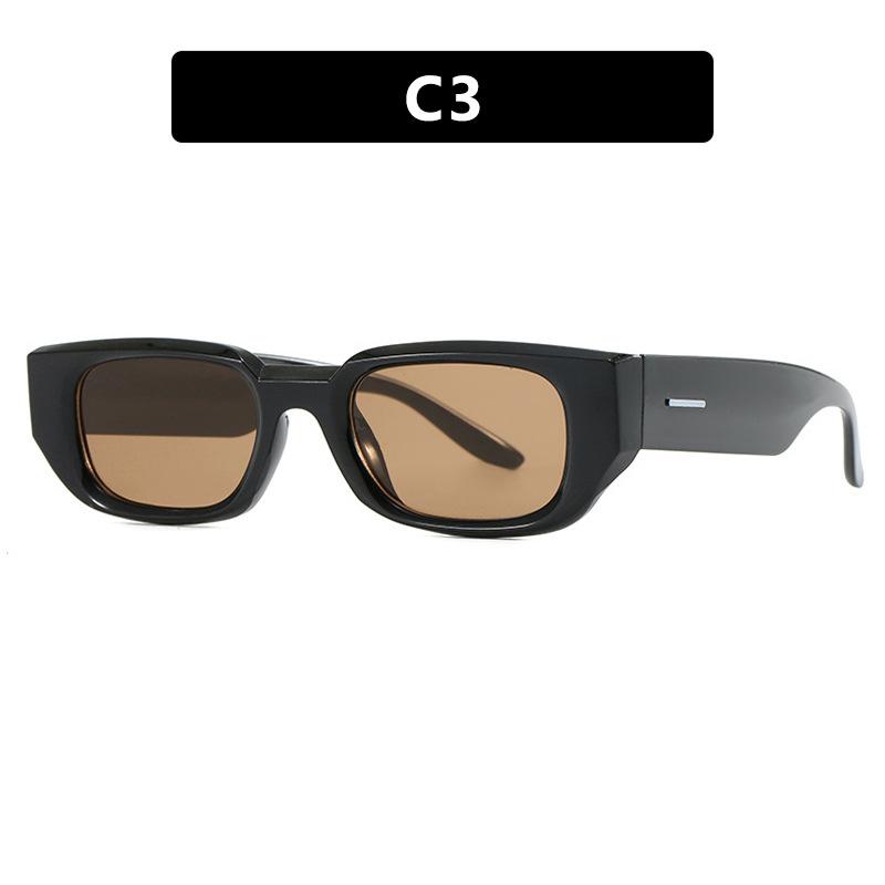 Fashion Square Small Frame Sunglasses Retro Brand Designer Sun Glasses Uv400 Shades Eyewear Men Goggles Trendy Glasses