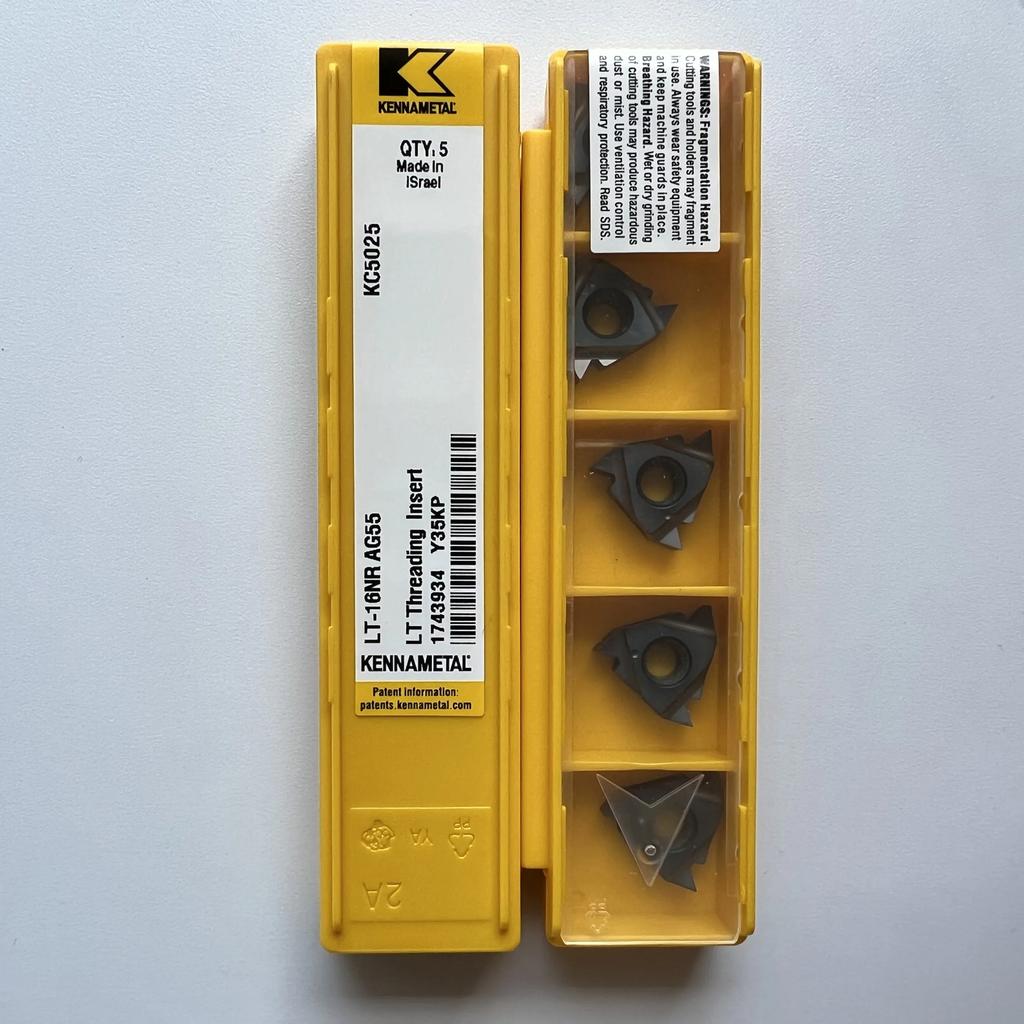 Original / LT-16NRAG55 KC5025  /  Industrial indexable Carbide Inserts 10 Pcs