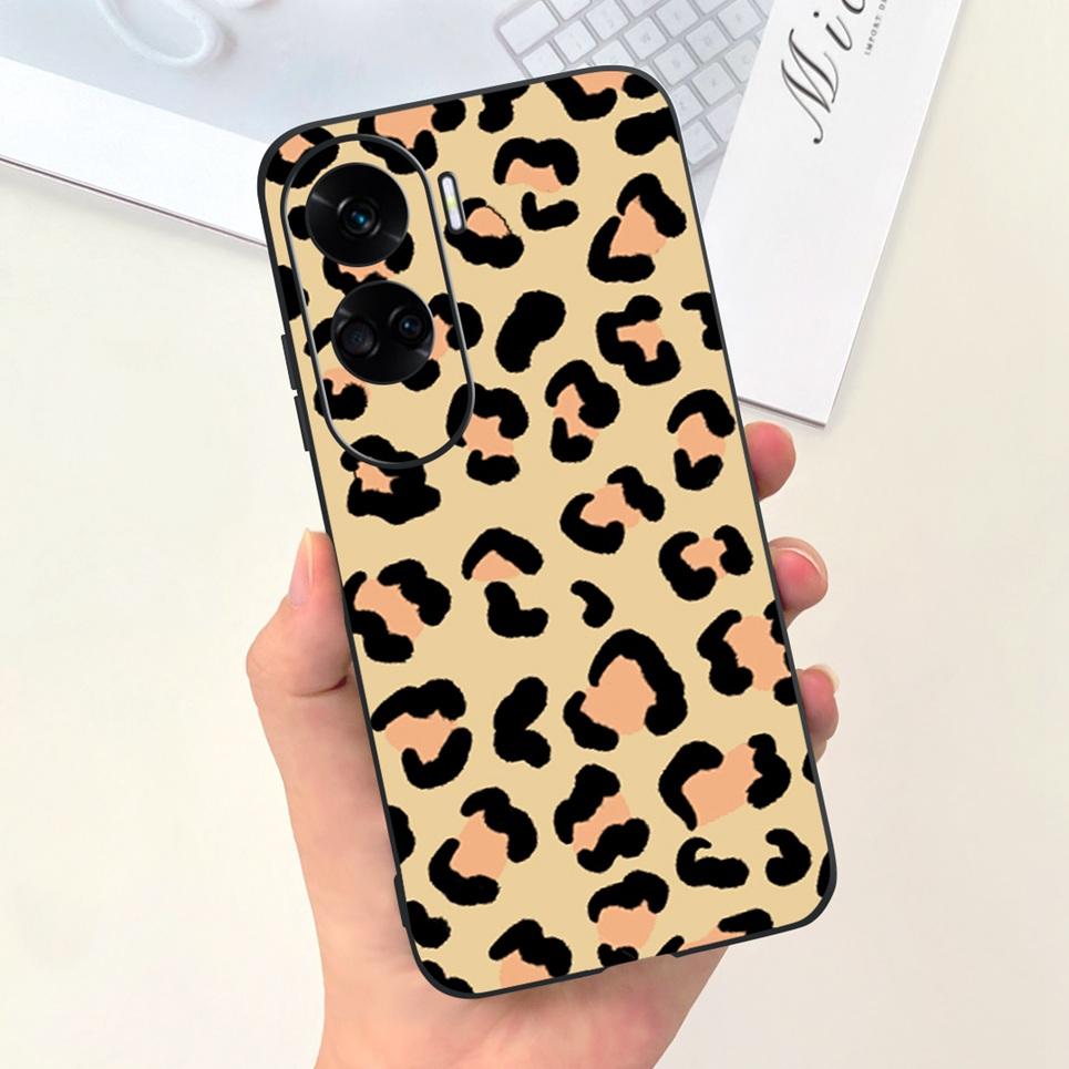 Case For Honor 90 Lite Honor X50i Cover Shockproof Back Coque Women Fashion Flower Butterfly Capas for Huawei Honor90 Lite Cover