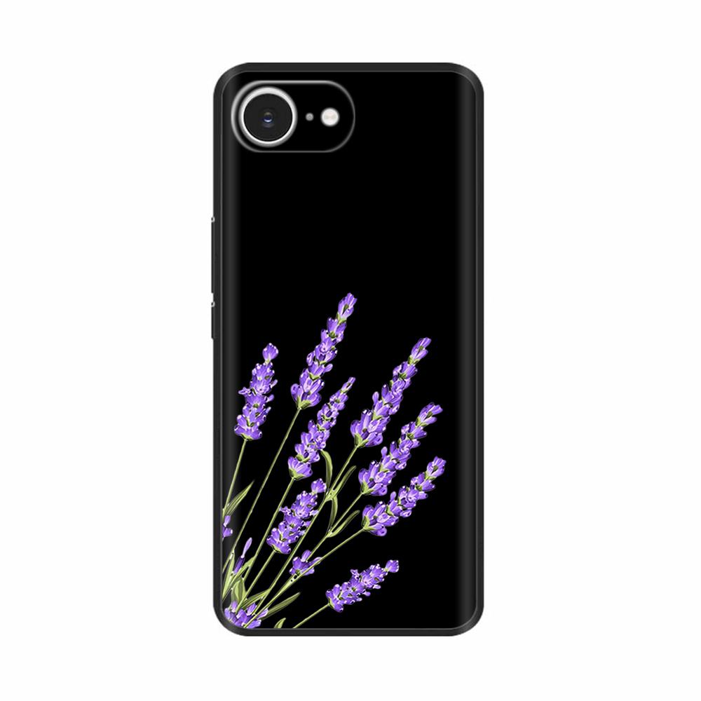 Soft TPU Black Silicon Phone Case For iPhone 16E iPhone16E SE 2025 SE4 5G Painted Shockproof Shell Cover Cases Bumper Funda Capa