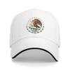 Mexico Heart with Mexican Flag Baseball Cap Hip Hop  Sandwich Cap for Unisex Women Breathable Sun Cap Sport
