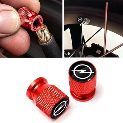 4pcs Car Tire Valve Stems Cap Aluminum Tyre Wheel Stem Air Valve Cover Airdust For Insignia Astra Antara Meriva Zafira H G