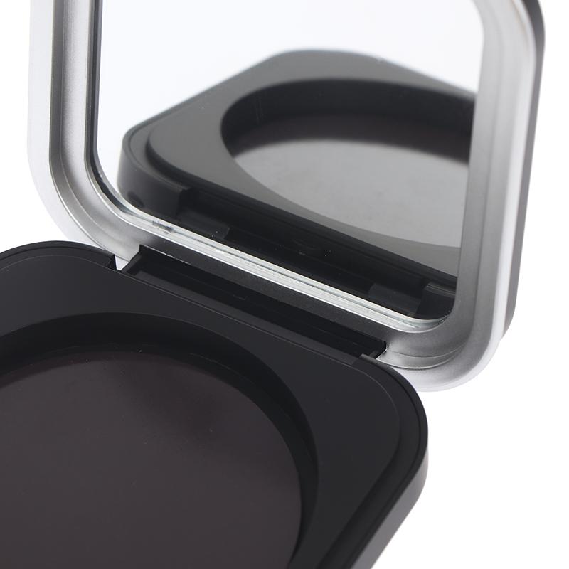 Leere magnetische Kosmetik-Palette Halterbox mit Spiegel Runde Gitter 60 mm Platte Lidschatten Rouge Lippenstift DIY Puder Make-up Box