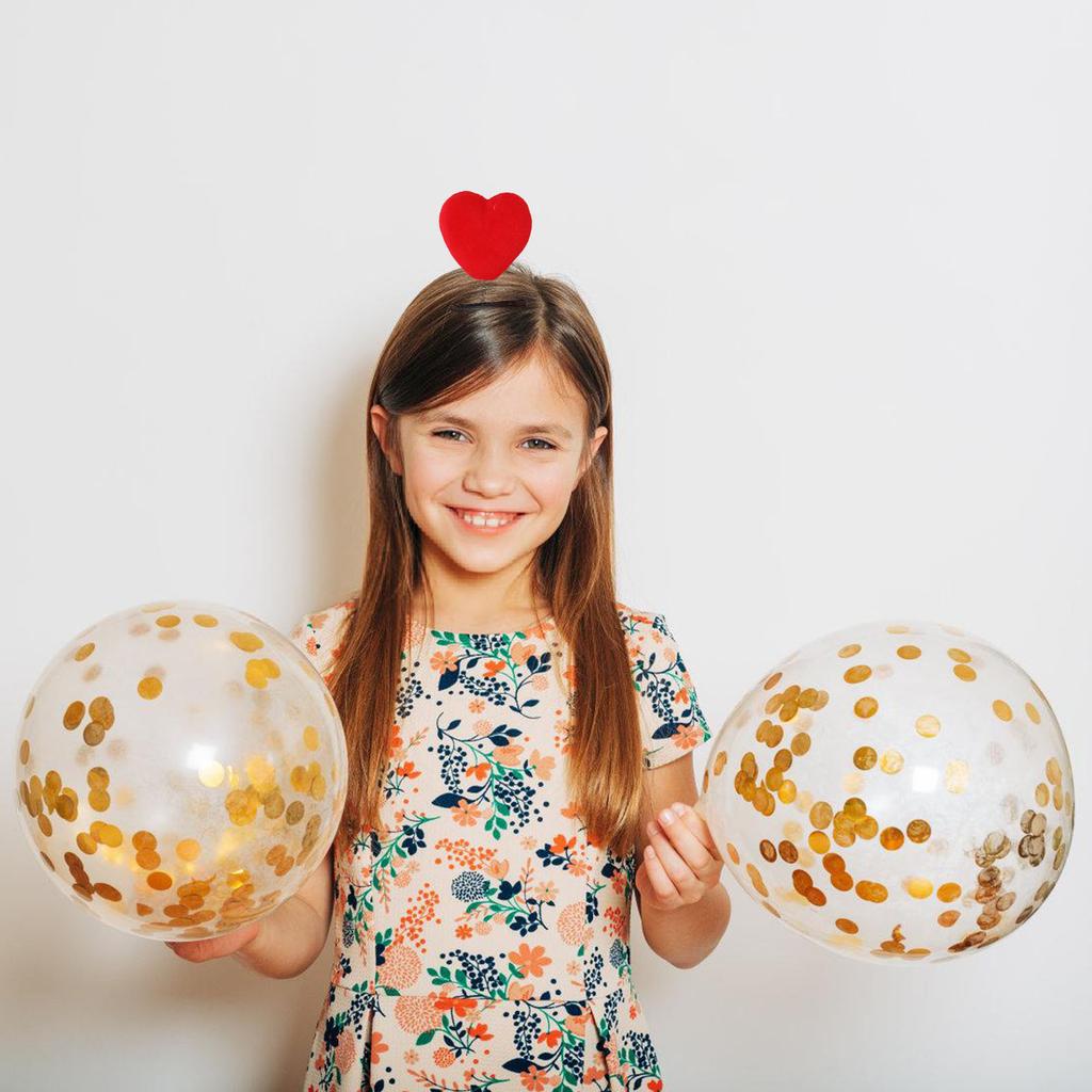 Valentines Day Plush Heart Hair Clip for Women Girl Music Festival Hair Pin Set of 20 Holiday Gathering Party Barrette