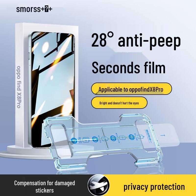 Smorss Bildschirmschutz und Objektivschutz für OPPO Find X Serie