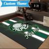 Custom Name Palmeiras Team Crest Rug Game Carpet, Floor Mat for Bedroom Living Room Entryway Rug, Home Decor Idea Gift for Christmas birthday