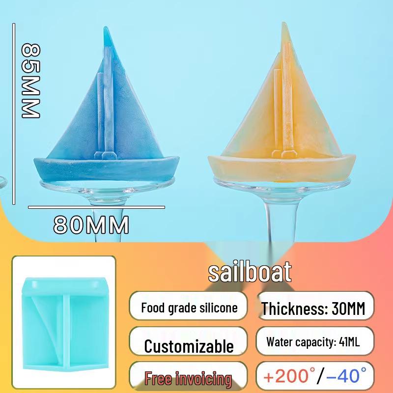 Crocodile-Shaped Silicone Ice Cube Tray for Whiskey – Large, Food-Grade, Cartoon Design