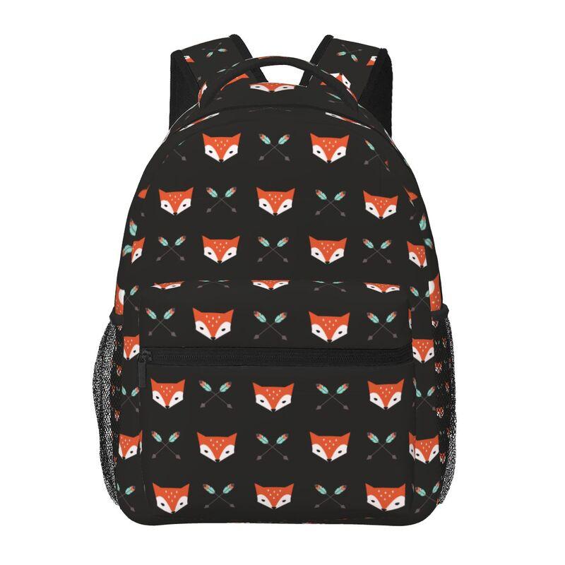 Cute Foxes Pattern Kawaii Backpack Unisex Travel Bag Lightweight Casual Daypack Students School Bookbags Laptop Backpack