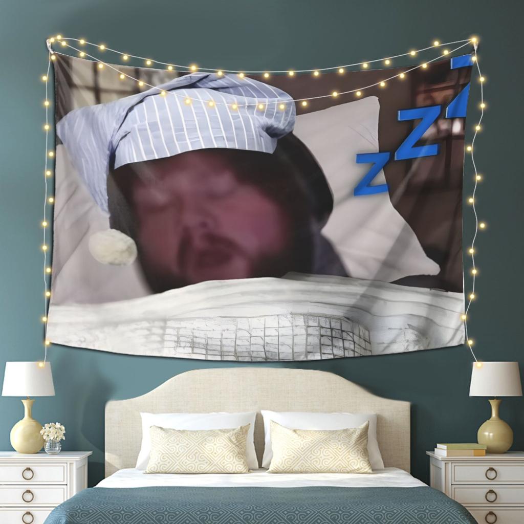 Caseoh Sleeping Blanket, Super Unique Design, Fashionable Geometric Pattern, Ideal Gift for Various Holidays, Top Choice for Gifting, Perfect Present