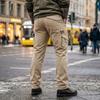 Herren- Cargohose Mehrere Taschen Retro-Farbe für die Arbeit im Freien