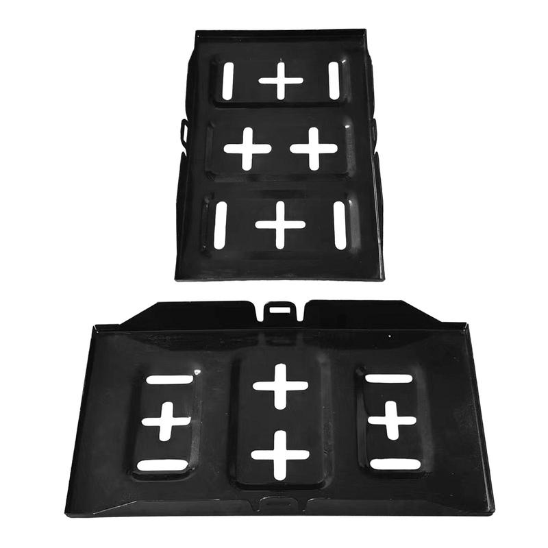 Car Battery Tray Battery Holder Battery Fixing Holder Metal Mount Bracket for Cars Truck Automotive Vehicle Engine Repair 28x19x3.5cm
