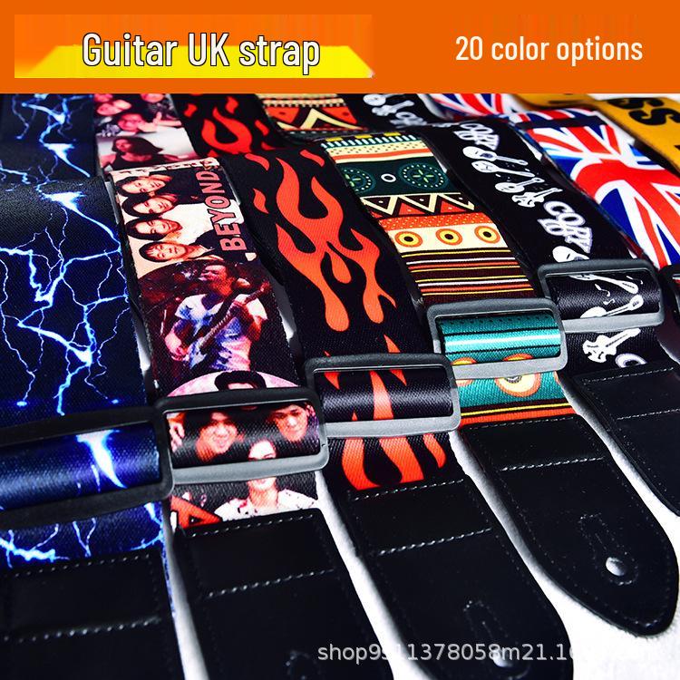 Adjustable Crossbody Strap for Guitars and Ukuleles - Unisex