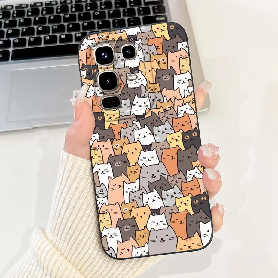 For Infinix Note 50 4G Case Note 50S X6870 Cute Cat Dinosaur Cartoon Cover Soft Silicone Case For Infinix Note 50 Pro Plus Shell