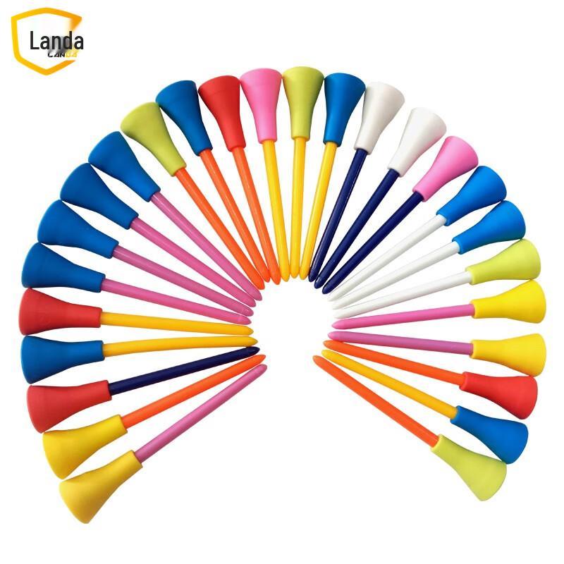 Landa Double-Layer Soft Rubber Golf Tees (100-Pack)