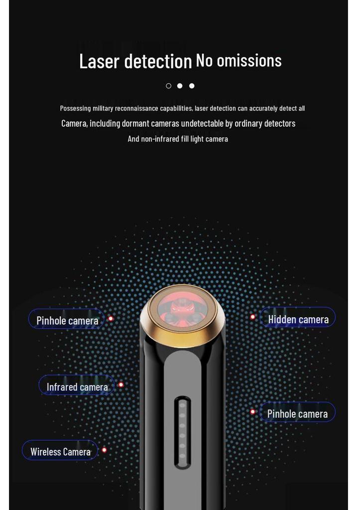 T13 Infrarot Anti-Spionage Detektor: Kabelloses Signal, Anti-Tracking, Anti-Abhören, Versteckte Kamera & GPS-Scanner