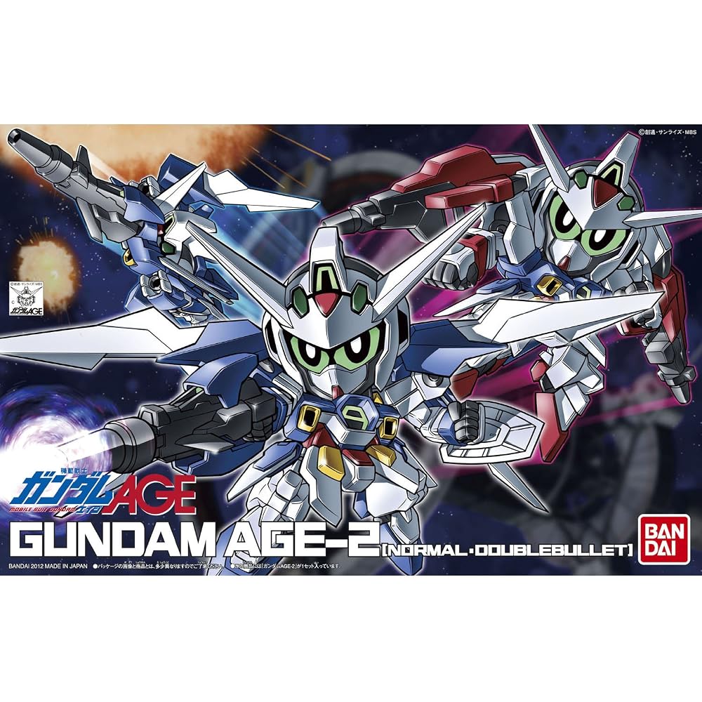 BB Warrior No. 371 AGE-2 Gundam AGE-2 (Normal Double Bullet) (Mobile Suit Gundam AGE)