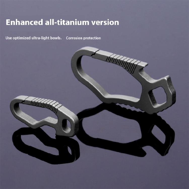 High Strengths Corrosions Resistant Titaniums Key Organizers Ergonomic Keychains Gadget for Adventure Travel