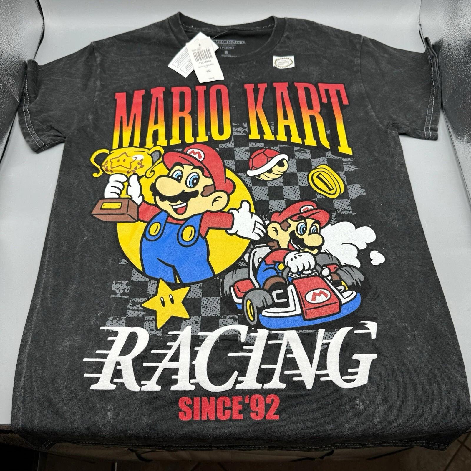 

Mario Kart Racing Since ‘92 Mario T-Shirt SMALL New Official Nintendo 2XL