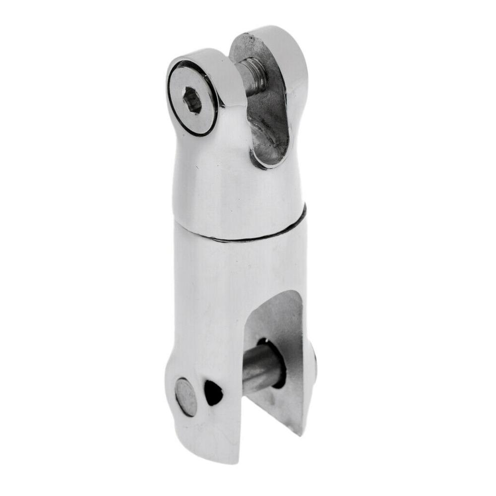 ISURE MARINE 1Pcs AISI 316 Stainless Steel Boat Anchor Swivel Connector 1/4  - 5/16 6-8mm