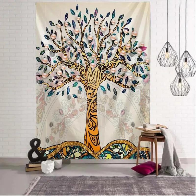Vintage Elephant Mural Tapestry Office Living Room Decoration Home Wall Tapestry