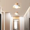 Aisle Light Wood Grain Modern Simple Cloakroom Porch Porch Balcony Light Entry Hall Japanese Lighting  Led Ceiling Light