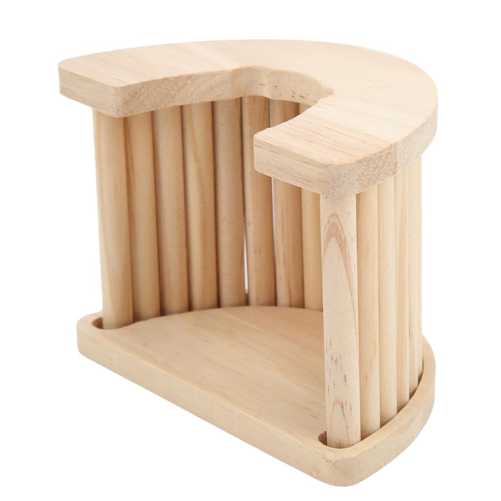 Wooden Hamster Arch Bridge Multifunction Wooden Bridge Toy for Rat Guinea Pig Chinchilla Ferret Golden Bear