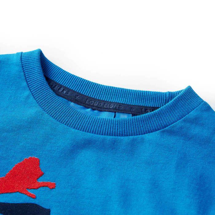 Kids' Long-sleeved T-shirt Cobalt Blue 92/104/116/128/140
