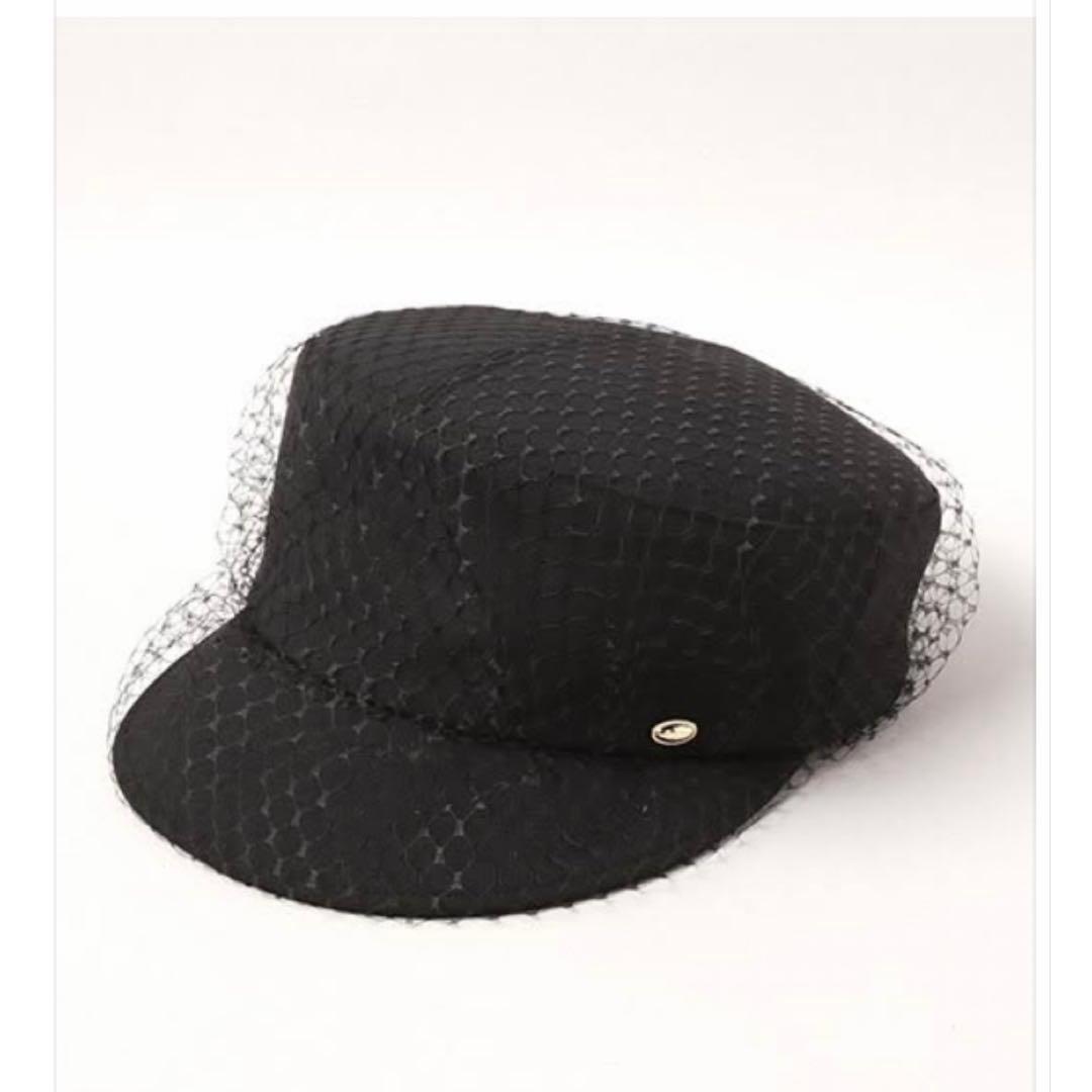 Used [Price reduction! Super beautiful item] Only tried on CA4LA Casquette black with tulle