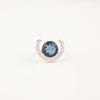 London Blue Topaz Gemstone 925 Sterling Silver Handmade Jewelry Ring For Love RR-48-13