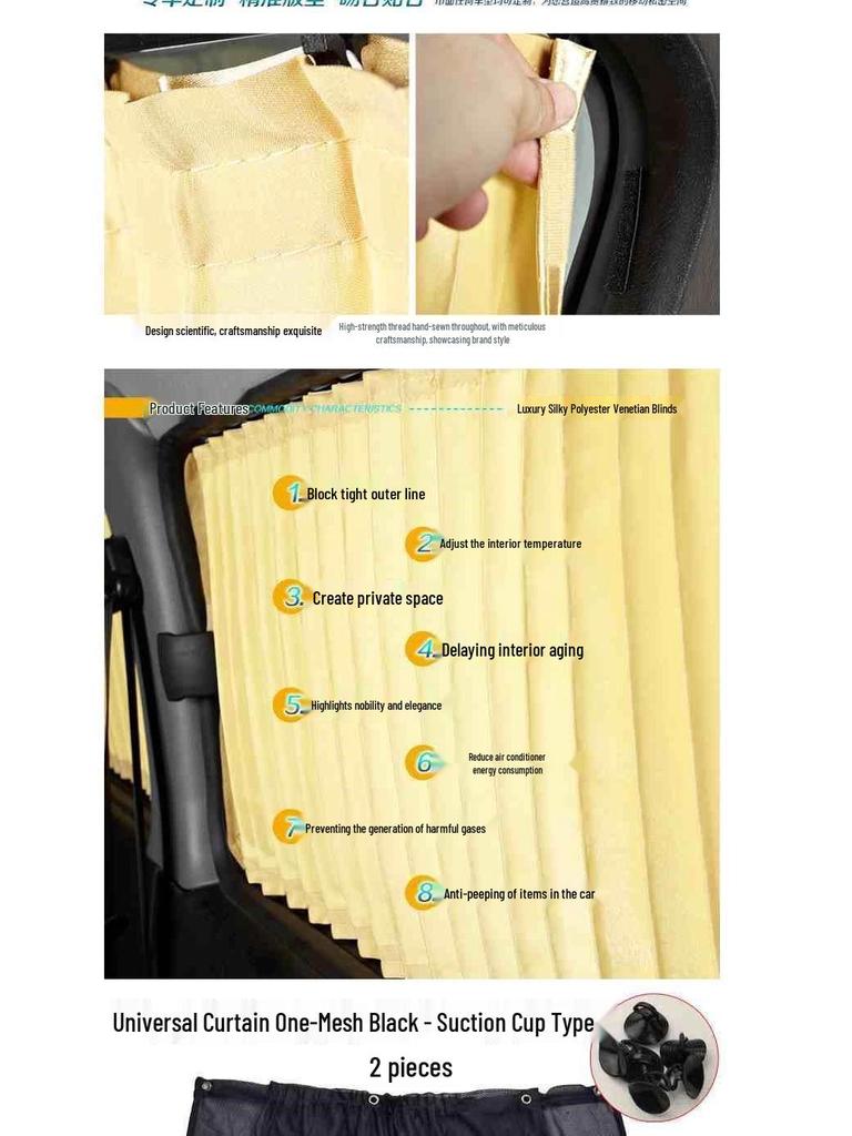 Honda Accord 8th Gen & Civic Car Sunshades: Heat Insulation Curtains for Fit, Vezel, and Crider Models