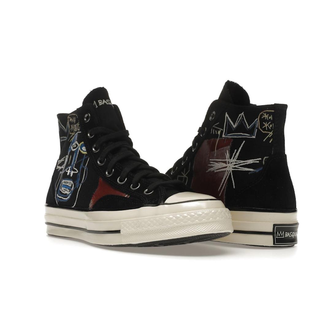 Jean-Michel Basquiat X Converse Chuck 70 High Kings of Egypt III Unisex Sneakers Black Multi Egret 172585C