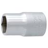 1/2'' 6-point Socket 12 - Unior - Premium Flex Chrome Vanadium Steel - White