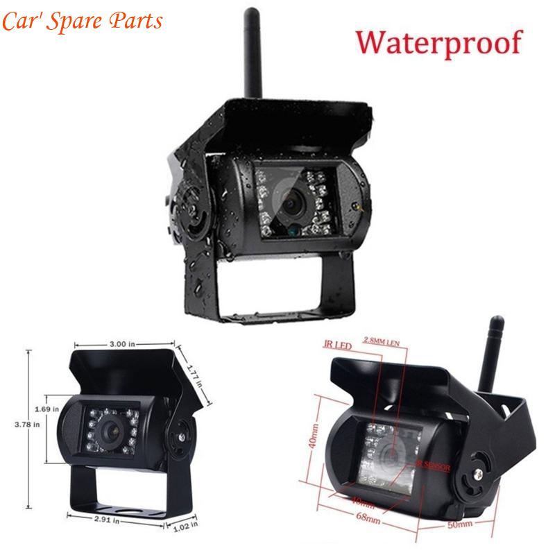 Y4UA 7 inch Wireless Parking Assistance Rear View Camera Truck Bus Trailer Excavator