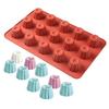 12/15 Holes Silicone Mold Muffin Cupcake Baking Tray Bordelais Fluted Cake Pudding Mold Diy Baking Kitchen Accessories