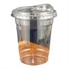 M-Modern-Plastic Cup With Direct Drinking Lid Clear Disposable Cup Tasting