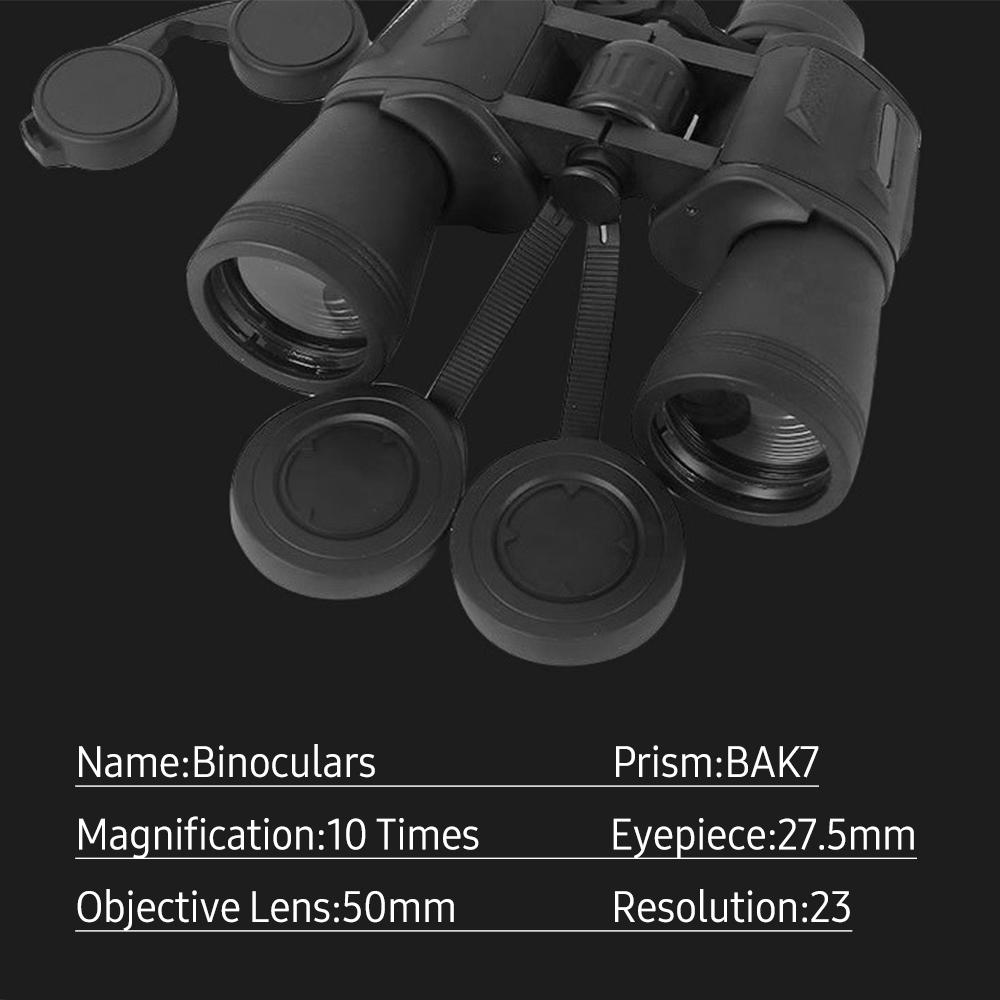 Binoclu 20x50 Binoclu cu lumină scăzută Viziune nocturnă BAK7 Prism Impermeabil cu șnur de transport pt.