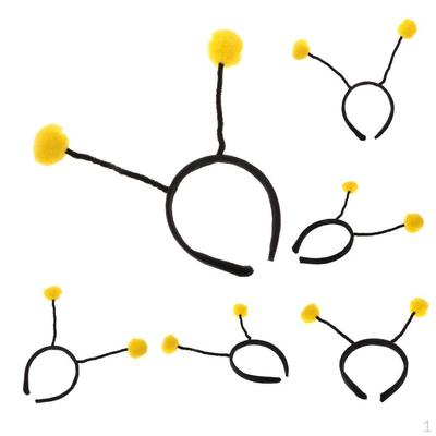 4-teiliges Stirnband-Kostüm, Hummel, Biene, Alien, Kostüm, Gelb
