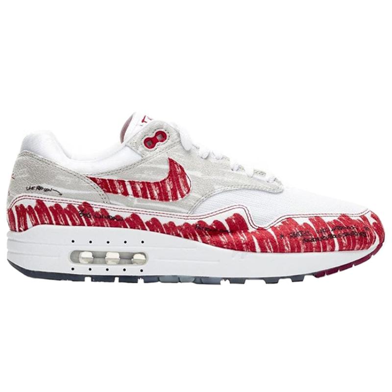 Nike Air Max 1 'Sketch To Shelf University Red' Sneakers Casual Shoes CJ4286-101
