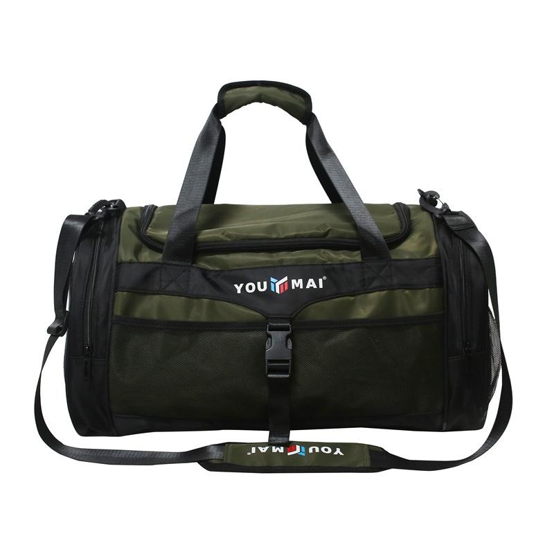 Travel Bag Double Shoulder Large Capacity Dry and Wet Separation Sports Fitness Training Bag Lightweight Portable Mountaineering Duffel Bag