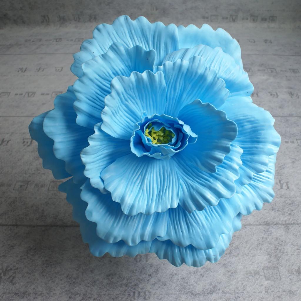 60/80CM Giant PE Foam Rose Simulation Flowers Branch Wedding Backdrop Decoration Peony Garden Wall Road Cited Stage Party Supply