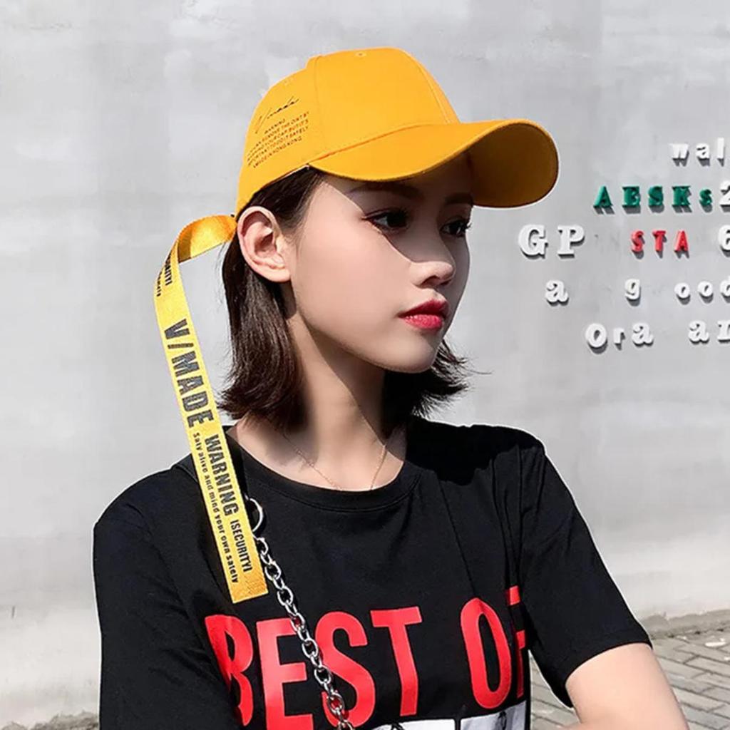 Baseball Cap for Men Women Long Strap Tail  Summer Cap Unisex Style Letters Print Trucker Hat