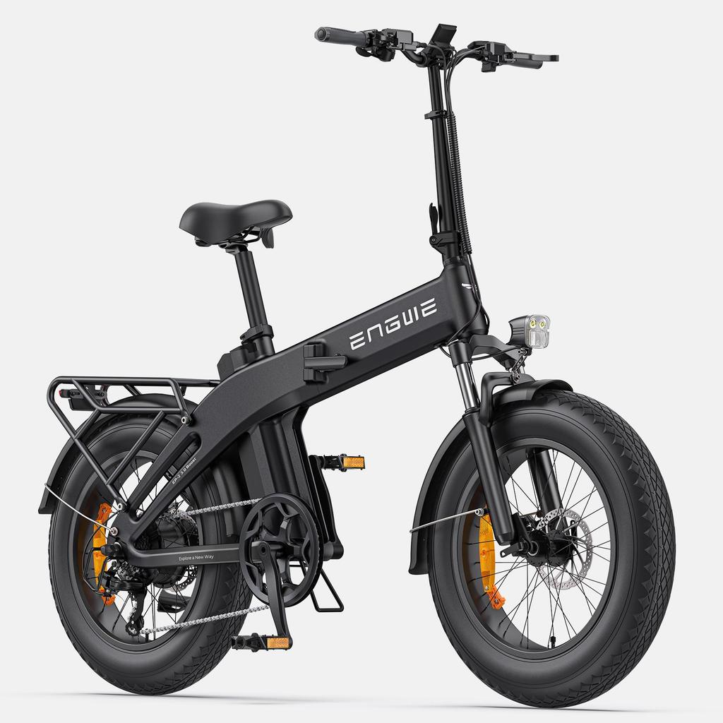 ENGWE EP-2 BOOST 3.0 All-Terrain Folding Electric Bicycle 500W Motor 48V13.5Ah Battery 20*4 Inch Fat Tires 150Kg Road 120KM Load E-Mountain Bike