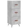 VidaXL Buffet Concrete Grey 34.5x34x90 Cm Engineered Wood 828576