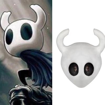 Latexová maska Hollow Knight pro cosplay kostým, doplňky herní postavy