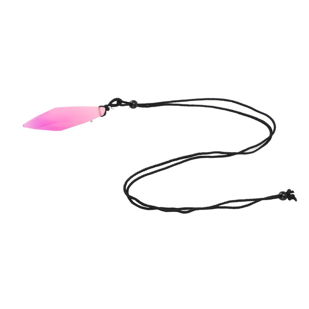 Im Dunkeln leuchtende Anhängerkette Harz Leuchtender Anhänger Unregelmäßige Form Mattiertes Blau