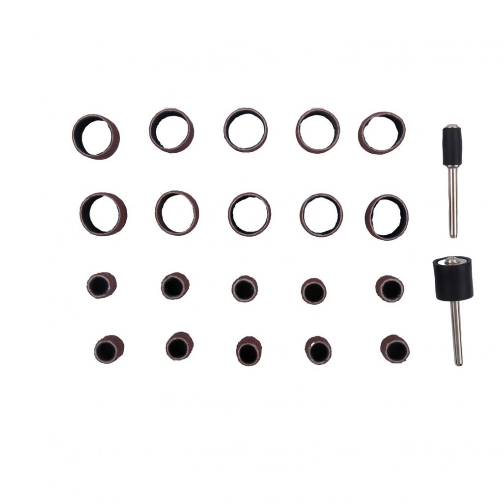 Sada brusných bubnů Brusné trny Brusný kroužek Sada 22 ks