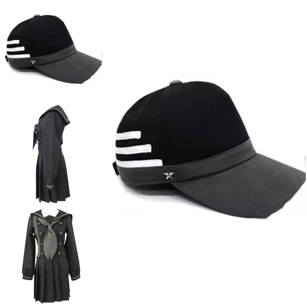 Stylish Anime Danganronpa Saihara Shuichi Cosplay Costume For Women In Black And Gray