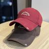 Retro Hat Women's 1111 New Summer Baseball Cap Wide Brim Big Face Small Cap American Soft Top